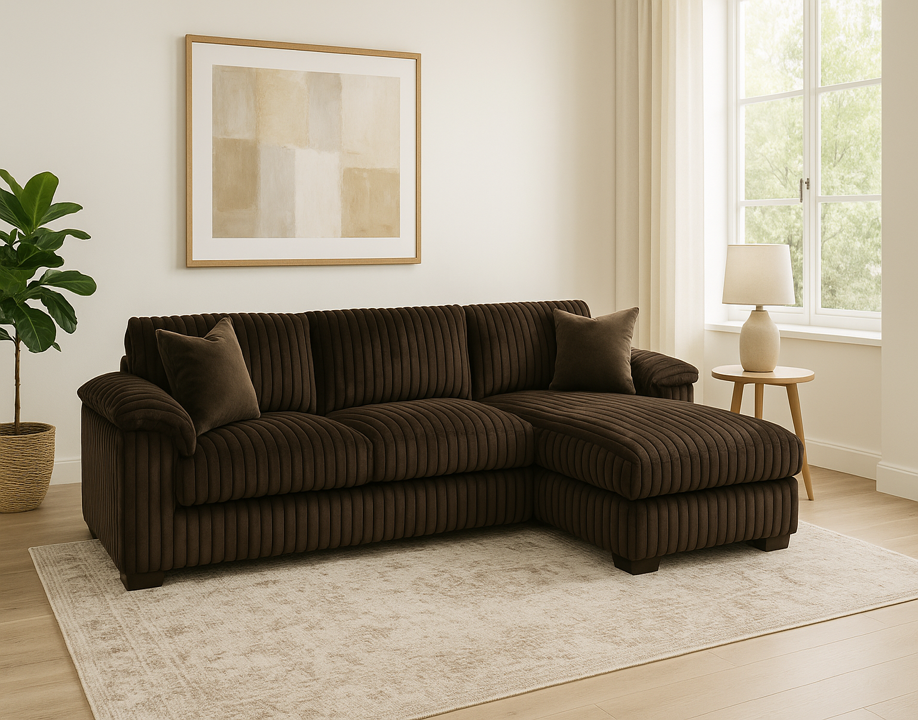 Bliss Brown Sectional Set