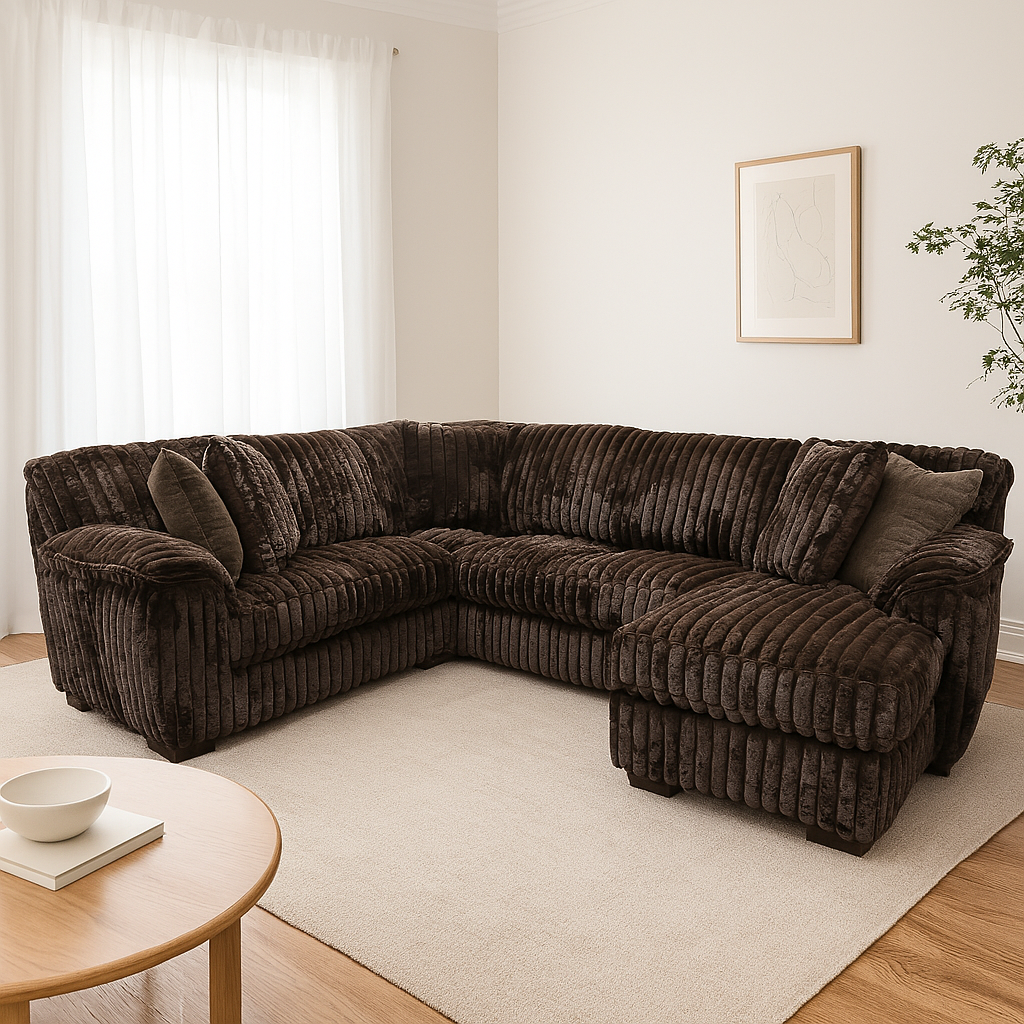 Bliss Brown Sectional Set