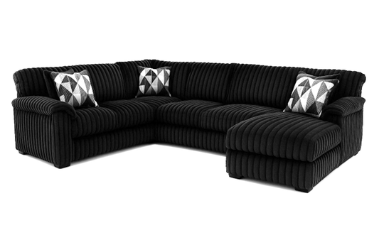 Bliss Black Sectional Set