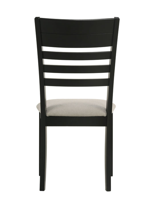 Folio - Side Chair (Set of 2) - Black / Gray