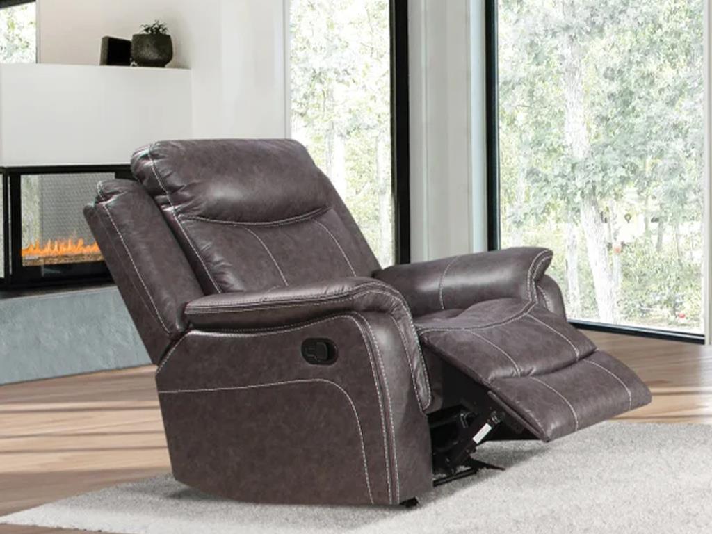 Behold Highland - Manual Rocker Recliner - Graphite