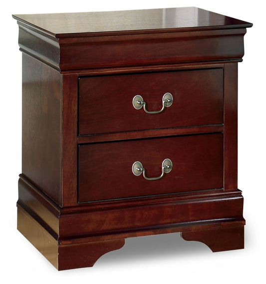 Alisdair - Two Drawer Night Stand - Reddish Brown
