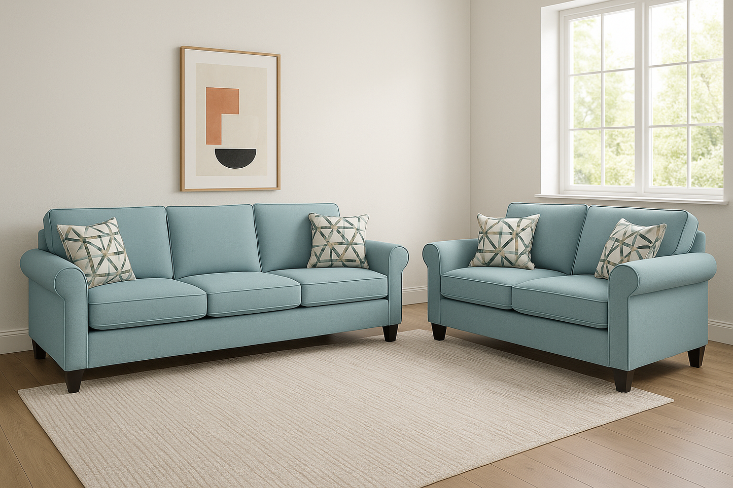 Bodrum Monstone Sofa & Loveseat Set