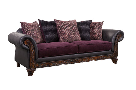 Vex Eggplant Sofa