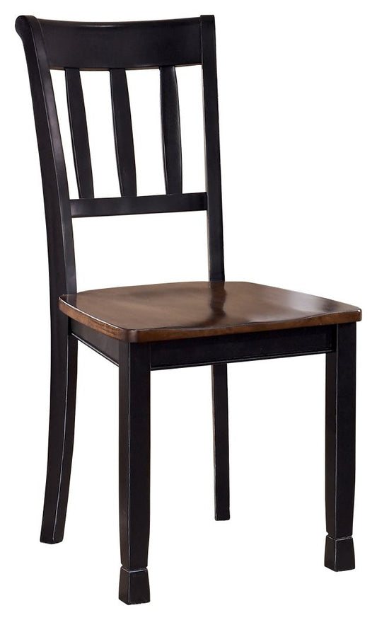 Owingsville - Dining Room Side Chair (Set of 2) - Black / Brown