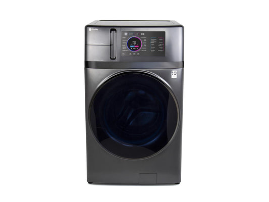 GE Profile 4.8 Cubic Foot Front Load Electric Washer Dryer Combo - Carbon Graphite