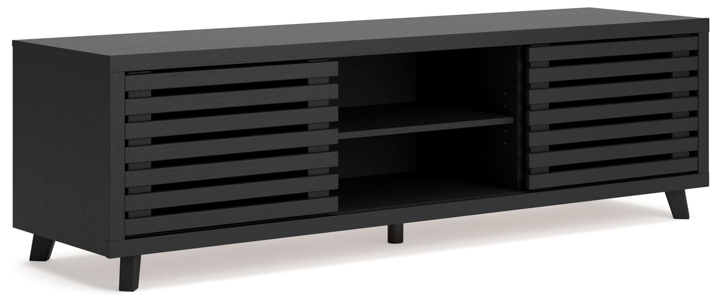 Danziar - Extra Large TV Stand - Black