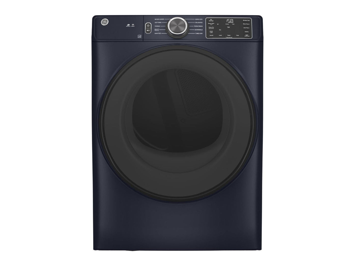 GE 7.8 Cubic Foot Front Load Electric Dryer - Sapphire Blue