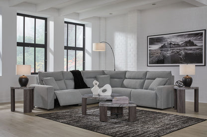 ModMax II - Salt And Pepper - Reclining Sectional