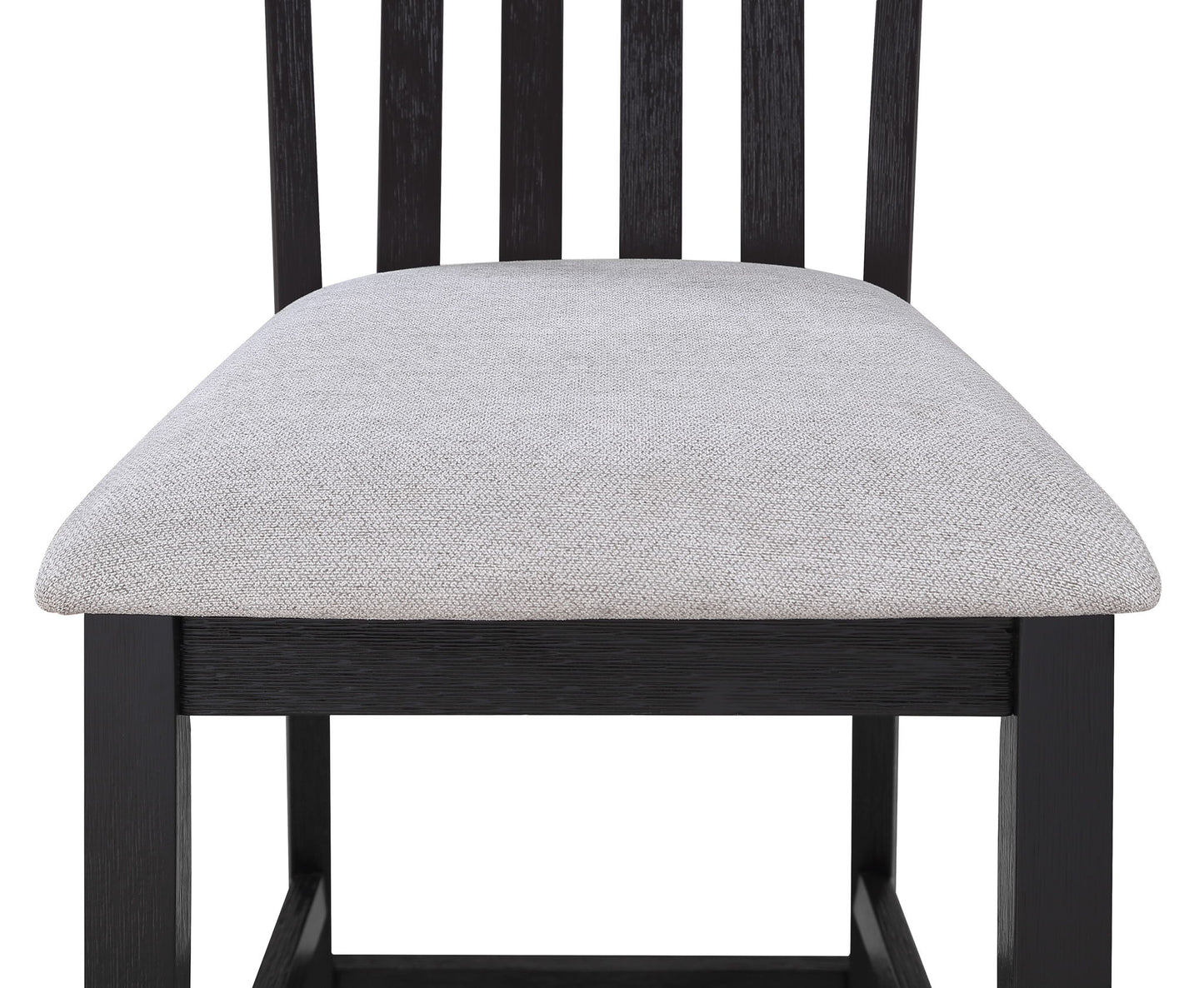 Delfin - Counter Height Chair (Set of 2) - Light Gray / Black