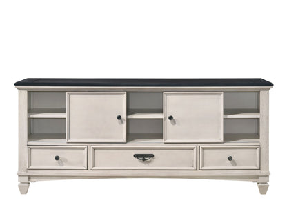 Sawyer - TV Stand - Antique White