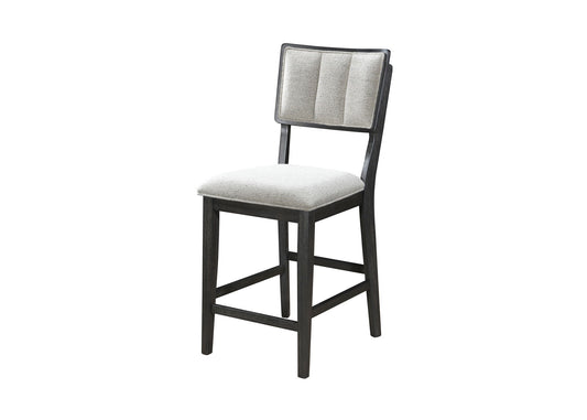 Cline - Counter Height Chair (Set of 2) - Charcoal / Gray
