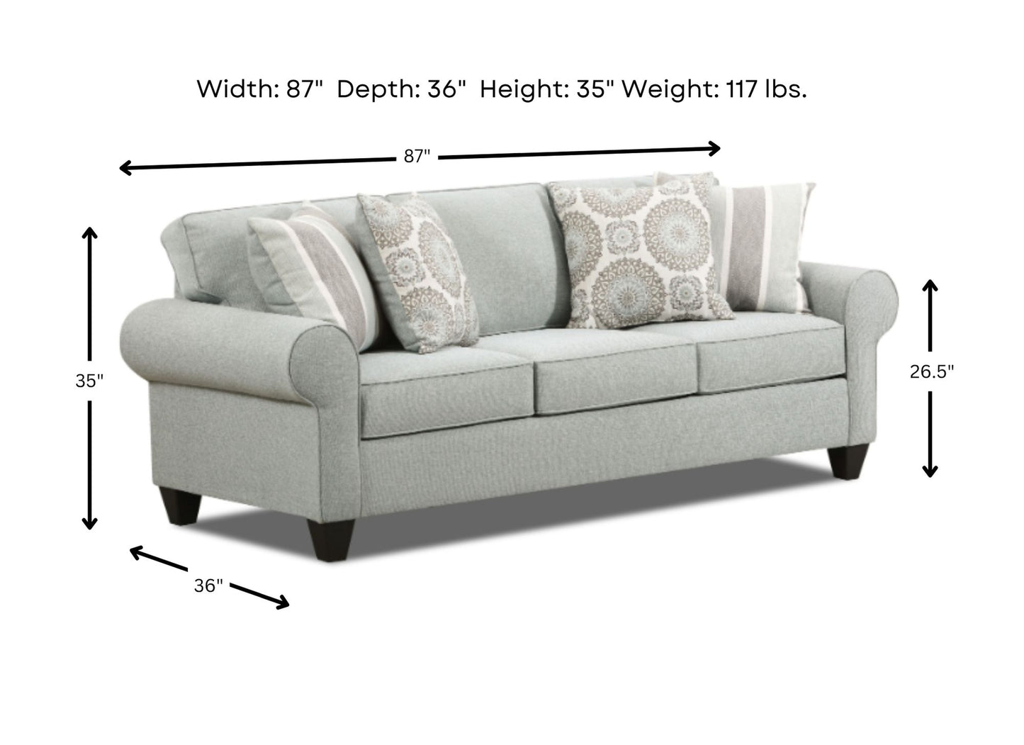 Manhattan Sofa & Love Set