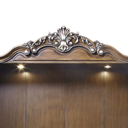 Latisha - Entertainment Center - Antique Oak