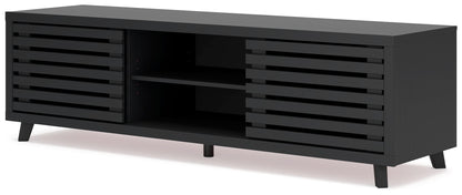 Danziar - Extra Large TV Stand - Black