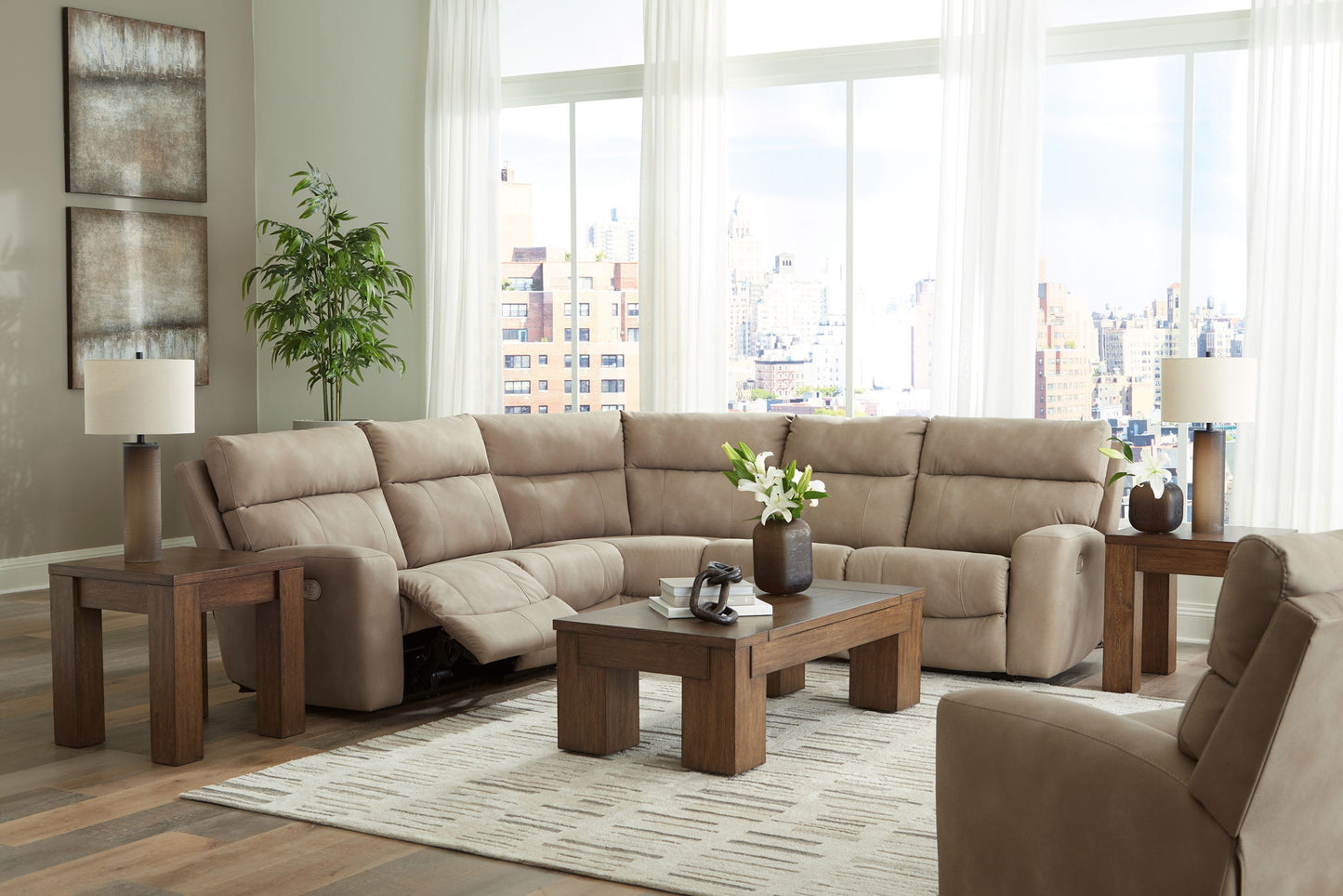 Next-gen Durapella - Power Reclining Sectional Set