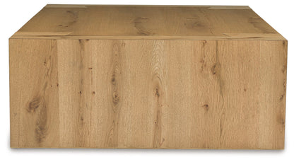 Bracken - Rectangular Cocktail Table - Light Brown