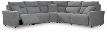ModMax II - Salt And Pepper - Reclining Sectional