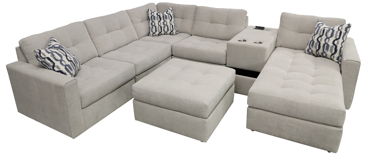 Eternity Cement Ottoman