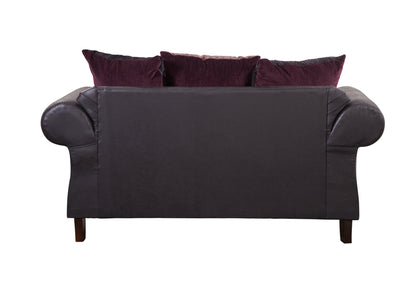 Vex Eggplant Loveseat