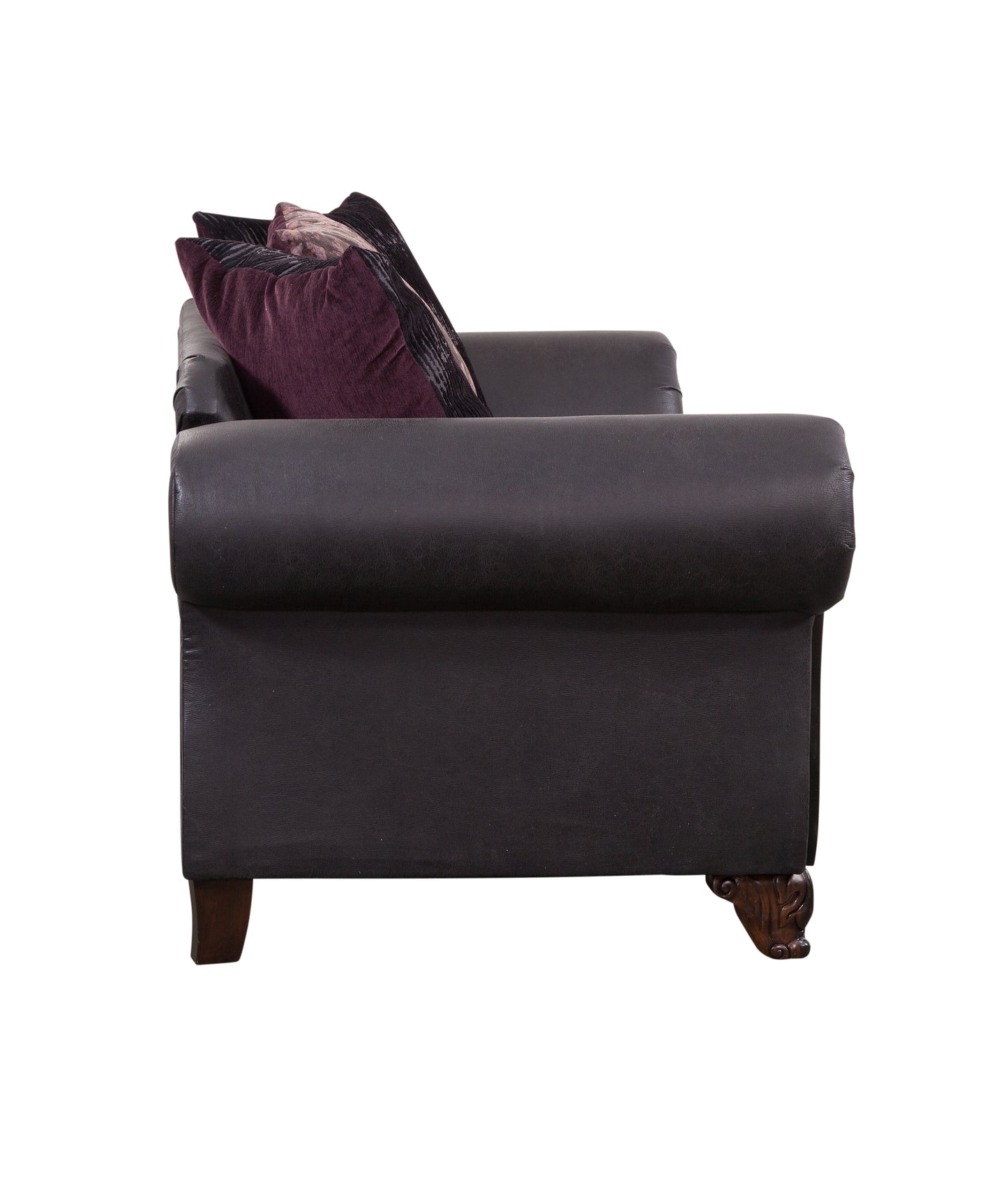 Vex Eggplant Loveseat