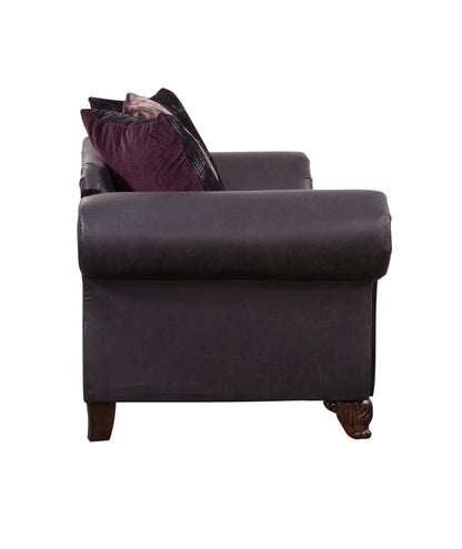 Vex Eggplant Loveseat