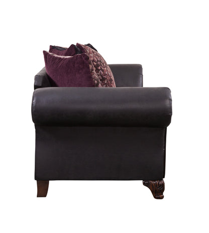 Vex Eggplant Sofa