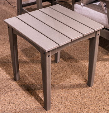 Cove Beach - Square End Table - Gray