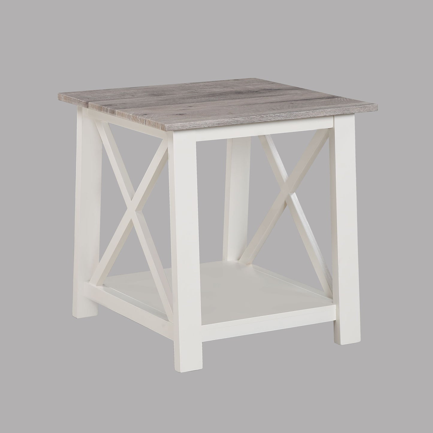 Thelma - 3 Piece Cocktail Set - White / Light Brown