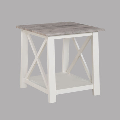 Thelma - 3 Piece Cocktail Set - White / Light Brown