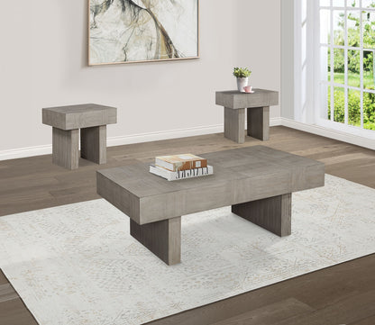 Crawley - Table Set (Coffee & 2 End Tables) - Light Brown