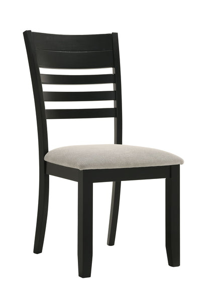Folio - Side Chair (Set of 2) - Black / Gray