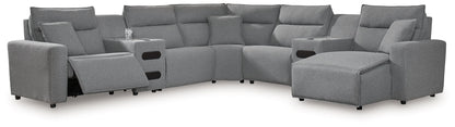 ModMax II - Salt And Pepper - Reclining Sectional