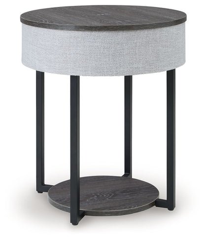 Sethlen - Accent Table - Gray / Black