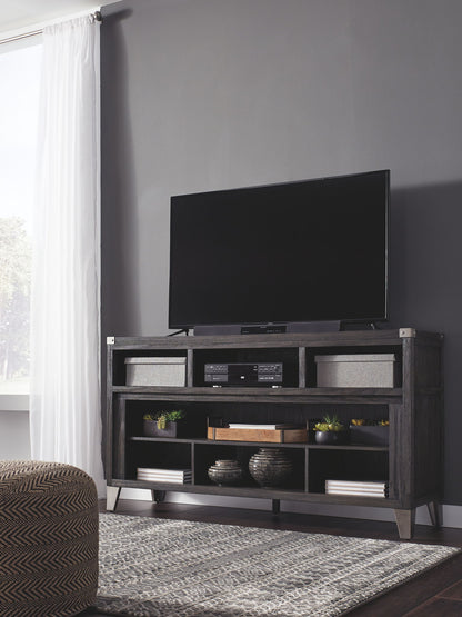 Todoe - LG TV Stand w/Fireplace Option - Gray