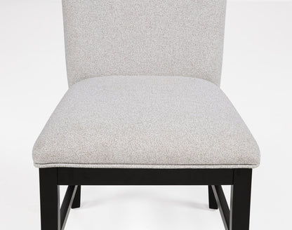 Sebastian - Side Chair (Set of 2) - Black / Gray
